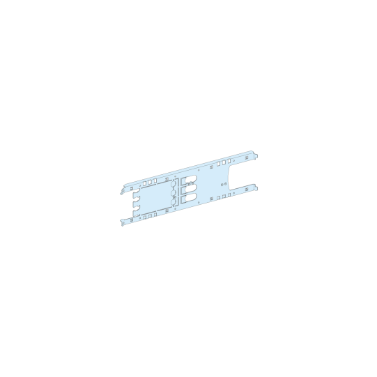 Schneider Electric PrismaSeT PrismaSeT P Active - Platine NSX100-250 - fixe - 3P horiz.-Cde rot. télécde-L650 - LVS03413