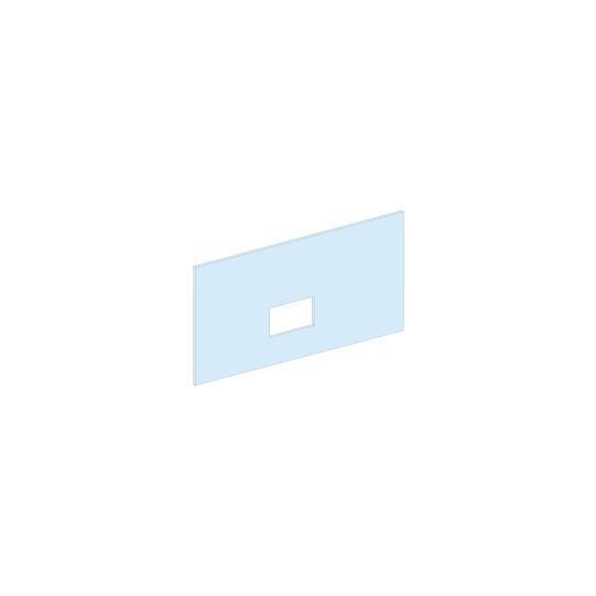 Schneider Electric PrismaSeT PrismaSeT P Active - Plastron NS800/1000 - 7M - fixe -horiz.-Cde man.-rot.- L650 - LVS03687