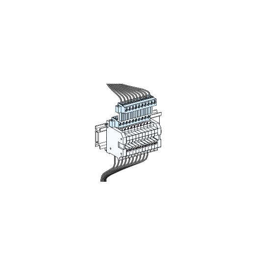 Schneider Electric Linergy Linergy TA - Bornier auxiliaire - 10 entrées - 20 sorties - LVS04228
