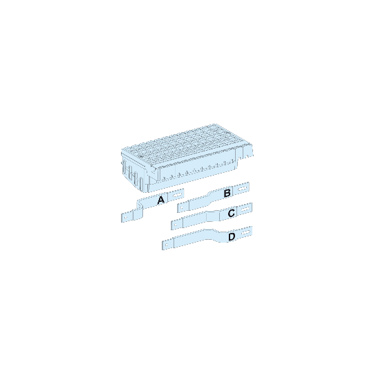 Schneider Electric Linergy Linergy FC - Répartiteur Compact NSX/INS/INV100-250 fixe maneton 4P - JdB LGY - LVS04404