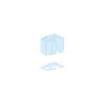 Schneider Electric Linergy Linergy LGY -Profil pour JdB verticale- 1600A - L= 1670mm - LVS04506