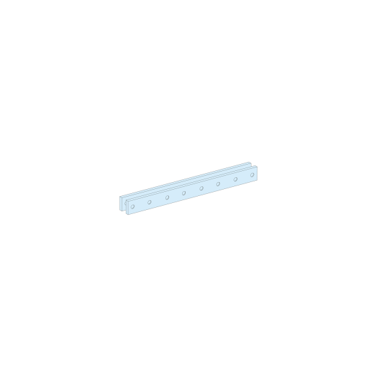 Schneider Electric PrismaSeT PrismaSeT P Active - Bridage barres à plat L650 - LVS04690