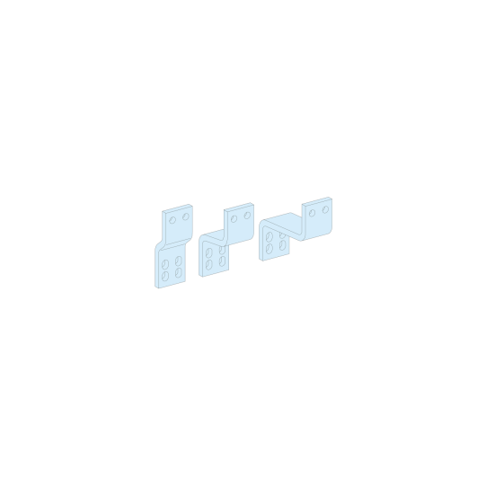 Schneider Electric PrismaSeT PrismaSeT P Active - Liaison interface CEP/appareil NS-NT - raccord. arrière 3P - LVS04713
