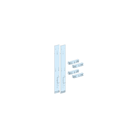 Schneider Electric PrismaSeT PrismaSeT P Active - Ecran face avant JdB vertical latéral - Forme 2 - L150 - LVS04921
