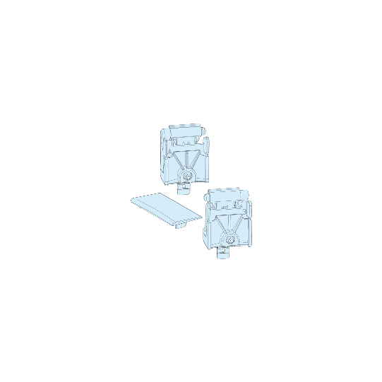 Schneider Electric PrismaSeT PrismaSeT G Active - Kit pivotement plastron - lot de 2 - LVS08585