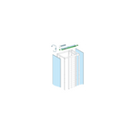 Schneider Electric PrismaSeT PrismaSeT P Active - Bandeau connecté + panneaux latéraux IP30 - L650/P400 - LVS08751D