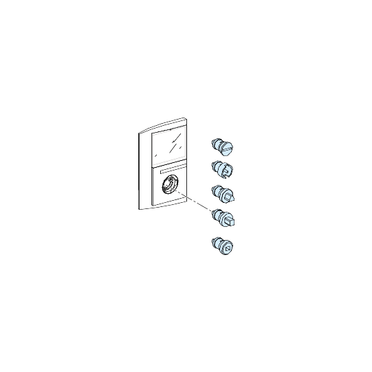 Schneider Electric PrismaSeT PrismaSeT G Active - Insert double barre 3mm - Prisma GK - LVS09982