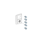 Schneider Electric PrismaSeT PrismaSeT G Active - Insert triangle mâle 8mm - Prisma GK - LVS09984