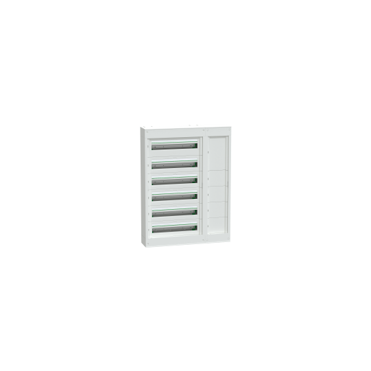 Schneider Electric PrismaSeT PrismaSeT S - coffret saillie plastique & métal 6 rangées 24 modules + Gaine - LVSSD624