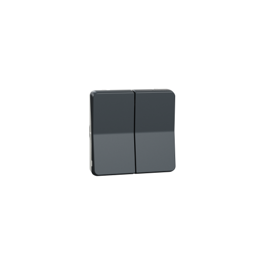 Schneider Electric Mureva Styl 2 Switch, Mureva Styl, mechanism, 1-pole 2-way, electromechanical, 10AX, IP55, grey - MUR35019