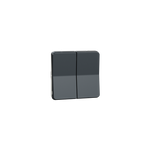 Schneider Electric Mureva Styl 2 Switch, Mureva Styl, mechanism, 1-pole 2-way, electromechanical, 10AX, IP55, grey - MUR35019