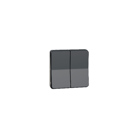 Schneider Electric Mureva Styl Mureva Styl - roller blind push-button flush & surface mounting - grey - MUR35042