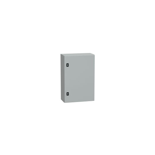 Schneider Electric Spacial Spacial CRN plain door with mount.plate. H600xW400xD200 IP66 IK10 RAL7035.. - NSYCRN64200P