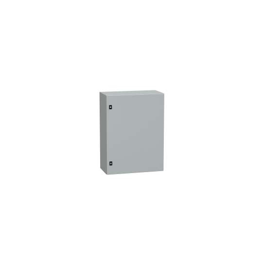 Schneider Electric Spacial Spacial CRN plain door with mount.plate. H800xW600xD300 IP66 IK10 RAL7035.. - NSYCRN86300P