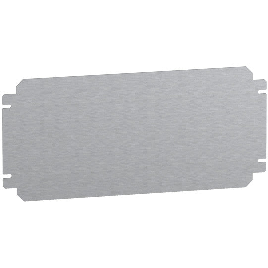 Schneider Electric SCHNEIDER Plain mounting plate H150xW200mm made of galvanised sheet steel - NSYMM12SB