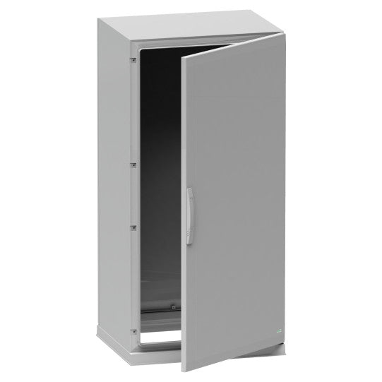 Schneider Electric Thalassa Floor standing encl.polyester vers.PLAZ w/plinth open bottom 750x750x420 IP54 - NSYPLAZ774G