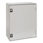 Schneider Electric Thalassa PanelSet PLM - Wall-mounting encl. polyester monobloc IP66 H847xW636xD300mm with metal chassis - IP66 RAL 7035 - NSYPLM86PG