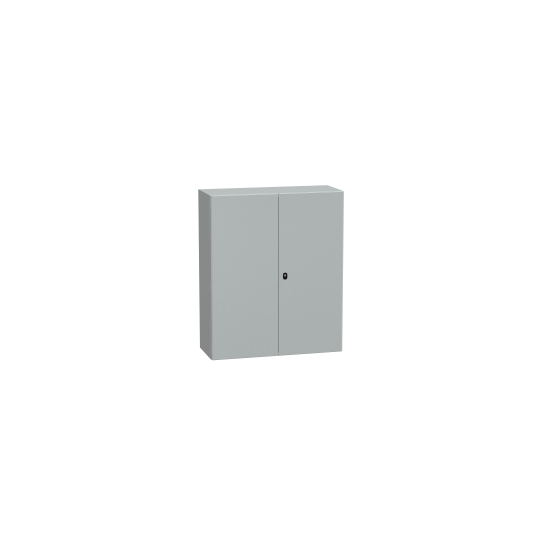 Schneider Electric Spacial Spacial S3D 2 plain door with mount.plate. H1200xW1000xD400 IP55 IK10 RAL7035. - NSYS3D121040DP