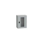 Schneider Electric Spacial Spacial S3D tspt door w/o mount.plate. H400xW300xD200 IP66 IK08 RAL7035. - NSYS3D4320T