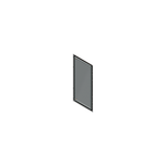 Schneider Electric Spacial Spacial SF - Solid door for Spacial SF cell & SM cabinet - H=1800xW=800mm - NSYSFD188