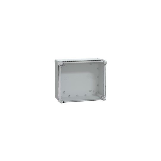 Schneider Electric PanelSeT ABS box IP66 IK07 RAL7035 Int.H325W275D160 Ext.H341W291D168 Transp.cover H60 - NSYTBS342916HT