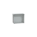 Schneider Electric PanelSeT ABS box IP66 IK07 RAL7035 Int.H325W275D160 Ext.H341W291D168 Transp.cover H60 - NSYTBS342916HT