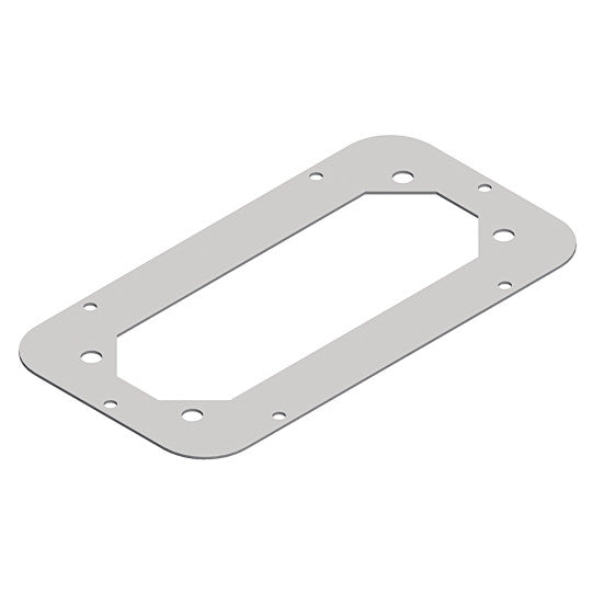 Schneider Electric Spacial with 1 FL21 cutouts for S3D encl. RAL7035. L545xW130. - NSYTLFFL
