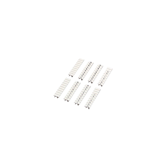 Schneider Electric Linergy CLIP IN MARKING STRIP, 5MM, 10 CHARACTERS 11 TO 20, PRINTED HORIZONTA - NSYTRAB520