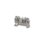 Schneider Electric Linergy SPRING TERMINAL, FEED THROUGH, 2 POINTS, 4MM², GREY - NSYTRR42
