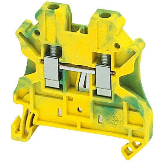 Schneider Electric Linergy SCREW TERMINAL, PROTECTIVE EARTH, 2 POINTS, 4MM², GREEN-YELLOW - NSYTRV42PE