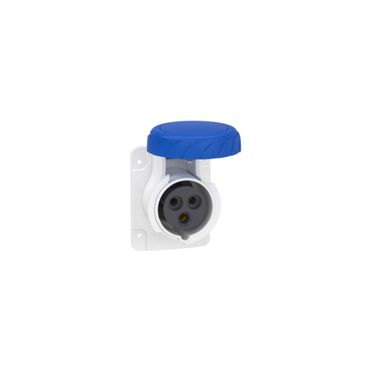 Schneider Electric PratiKa PratiKa socket - fast - straight - 16A - 2P + E - 200...250 V AC - panel - PKY16G723