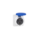 Schneider Electric PratiKa PratiKa socket - fast - straight - 32A - 2P + E - 200...250 V AC - panel - PKY32G423