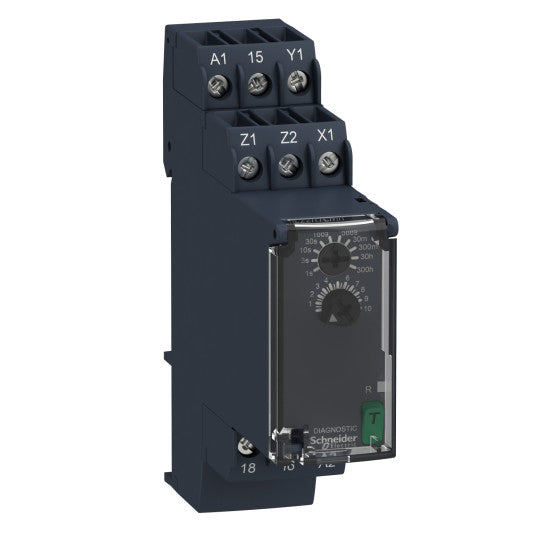 Schneider Electric SCHNEIDER Harmony Time RE22 - Off-delay Timing Relay - 0.05s…300h - 24…240V AC/DC - 1C/O - RE22R1CMR