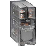 Schneider Electric SCHNEIDER Interface plug-in relay, 5 A, 2 CO, clear cover, 48 V AC - RXG25E7