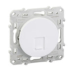 Schneider Electric Odace Odace, data socket, 1 socket, RJ45 cat.6 STP, white - S520476