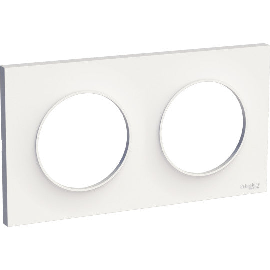 Schneider Electric Odace Odace - Styl - cover frame - 2 gangs H/V71 - white - S520704