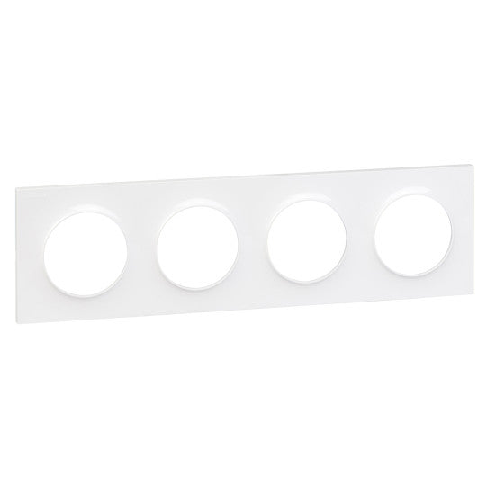 Schneider Electric Odace Odace - Styl - cover frame - 4 gangs H/V71 - white - S520708