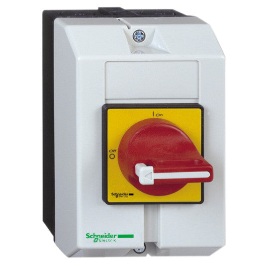 Schneider Electric TeSys TeSys Vario enclosed, emergency switch disconnector, 16A, IP65 - VCF01GE