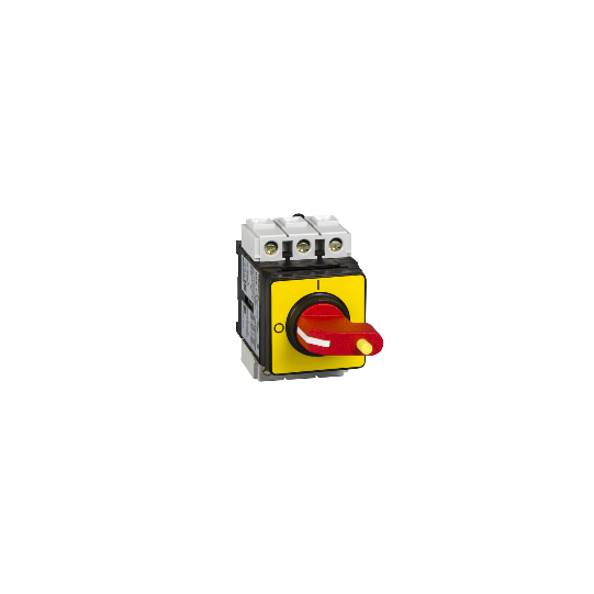 Schneider Electric TeSys Interrupteur-sectionneur VVE - 3P - 690 V 63 A - poignée rouge cadenassable - VVE3