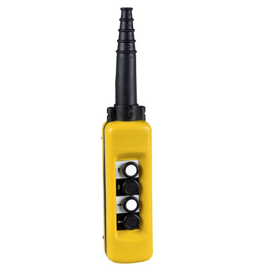 Schneider Electric SCHNEIDER Pendant control station, plastic, yellow, 4 push buttons - XACA471