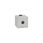 Schneider Electric SCHNEIDER Harmony XAP, XB2 SL, Empty control station, zinc alloy, grey, M20, 1 cut-out 22mm, 80 x 80 x 77, UL cULus - XAPD1501