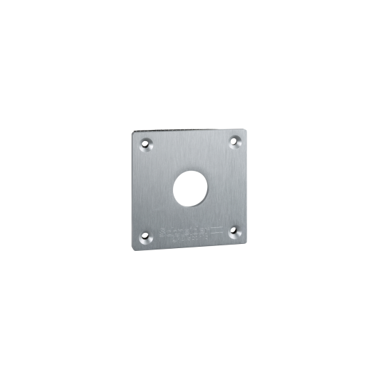 Schneider Electric SCHNEIDER drilled front plate - XAP-E - metal - 1 opening - XAPE301