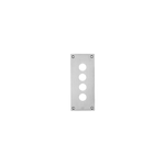 Schneider Electric SCHNEIDER Plastron percé - XAP-E - métallique - 4 perçages horizontaux - XAPE304