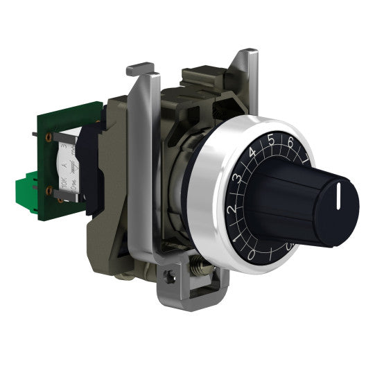 Schneider Electric SCHNEIDER Complete potentiometer, metal, Ø22, 10K - XB4BD912R10K