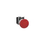 Schneider Electric SCHNEIDER Emergency stop switching off, Harmony XB4, metal, red mushroom 40mm, 22mm, trigger latching turn to release, 2NC with monitoring - XB4BS84462