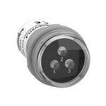 Schneider Electric SCHNEIDER Pilot light 3 phases voltage, indicator with 3 LED, white, 400 V AC - XB5EV57L4