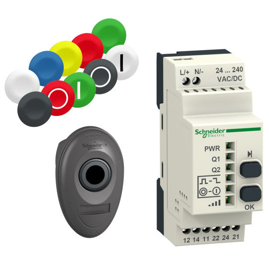 Schneider Electric SCHNEIDER Pack SPS - XB5 - plastic handy box - progammable receiver - 24..240 V AC/DC - XB5RMA04