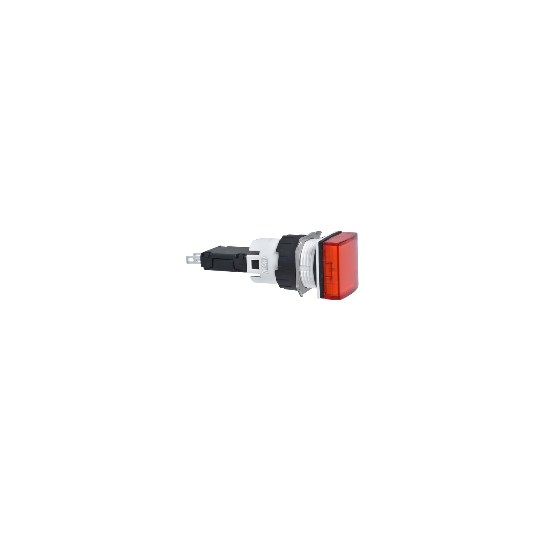Schneider Electric SCHNEIDER Complete pilot light, Harmony XB6, square red Ø 16 with integral LED 12...24 V - XB6CV4BB