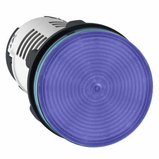 Schneider Electric SCHNEIDER Monolithic pilot light, plastic, blue, Ø22, integral LED, 230…240 V AC - XB7EV06MP