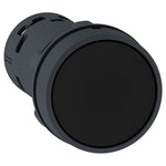 Schneider Electric SCHNEIDER Push button, Harmony XB7, black flush pushbutton Ø22 mm, push to release 1NO+1NC screw clamp terminals - XB7NH25